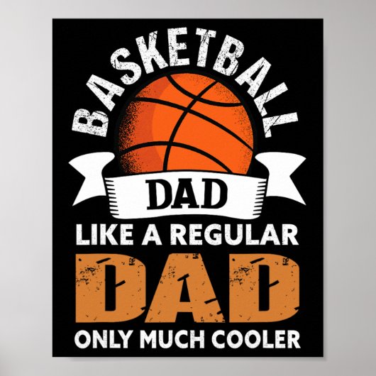 Basketbal Pap - Leuke Basketbal Pap Poster (Voorkant)