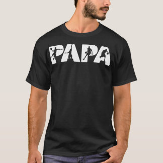 Basketbal Papa Grappig Papa Basketbal Vader T-shirt