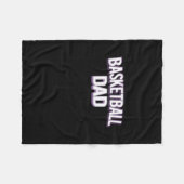 Basketbal Papa - Grappige papa Fleece Deken (Voorkant (Horizontaal))