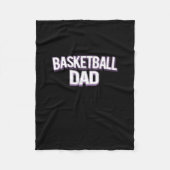 Basketbal Papa - Grappige papa Fleece Deken (Voorkant)