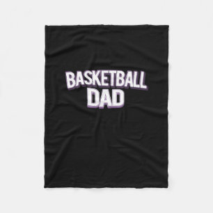 Basketbal Papa - Grappige papa Fleece Deken