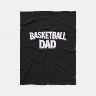 Basketbal Papa - Grappige papa Fleece Deken