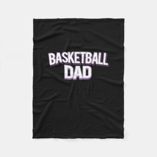Basketbal Papa - Grappige papa Fleece Deken (Voorkant)