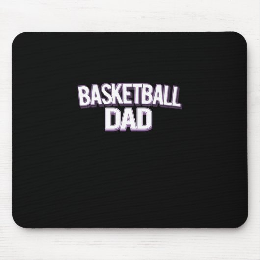 Basketbal Papa - Grappige papa Muismat (Voorkant)