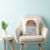 Basketbal Papa Vintage Gravure Shirt Ontwerp_1 Kussen (Stoel)