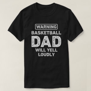 Basketbal Papa zal grappige basketbal papa roepen T-shirt