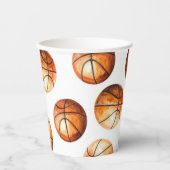 Basketbal Papieren Beker (Voorkant)