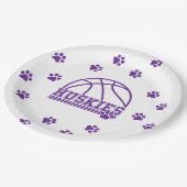Basketbal papieren bordje (Gekanteld)
