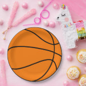 Basketbal Papieren Bordje (Feest)