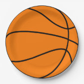 Basketbal Papieren Bordje (Voorkant)