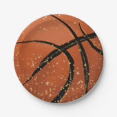Basketbal Party Borden Papieren Bordje (Voorkant)