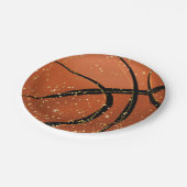 Basketbal Party Borden Papieren Bordje (Gekanteld)