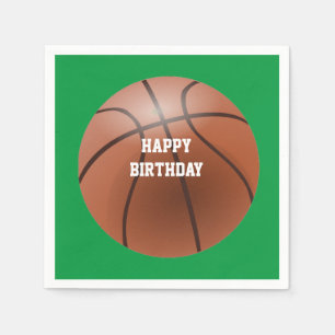 Basketbal Party Papieren servetten