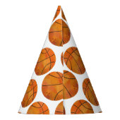 Basketbal Party Pet Feesthoedjes (Achterkant)