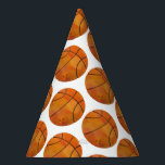 Basketbal Party Pet Feesthoedjes<br><div class="desc">Basketbal Party Pet</div>