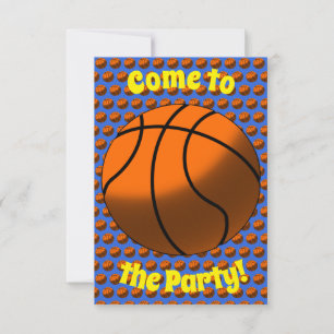 Basketbal Party Uitnodiging