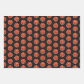 Basketbal Patronen Trio Inpakpapier Vel (Voorkant 3)