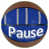 Basketbal Pauze Blauw (Voorkant)