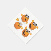 Basketbal personages Papieren servetten (Hoek)