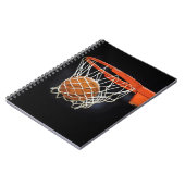 Basketbal Plain Modern Chic Notitieboek (Linkerzijde)