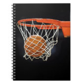 Basketbal Plain Modern Chic Notitieboek (Voorkant)
