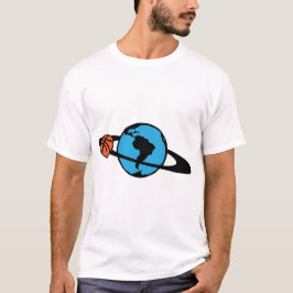 Basketbal (planeland) t-shirt