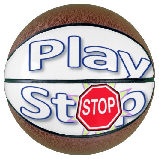 Basketbal Play Stop (Voorkant)