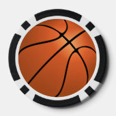Basketbal Pokerfiches Poker Chips (Achterkant)