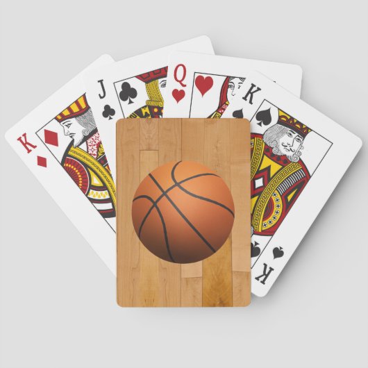 Basketbal Pokerkaarten (Achterkant)