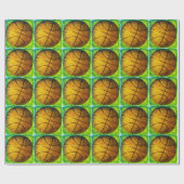 Basketbal Pop Art Cadeaupapier (Vlak)