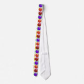 Basketbal Pop Art Custom Stropdas Neckwear (Achterkant)