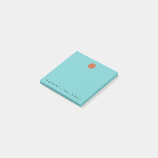 Basketbal Post-it® Notes (Schuin)