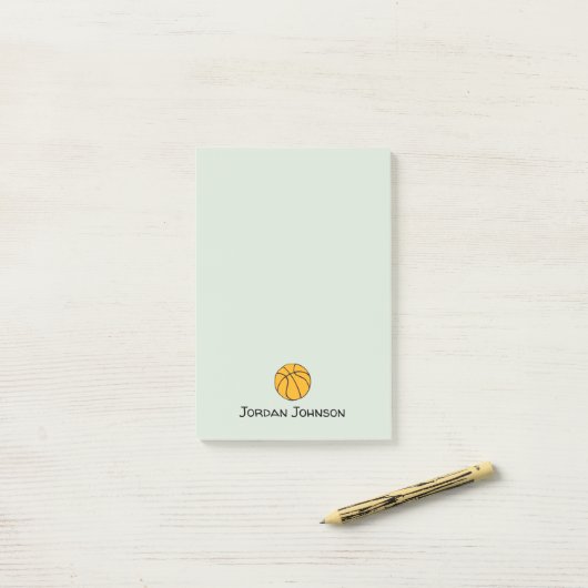 Basketbal Post-it® Notes (Op bureau)