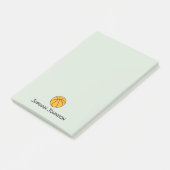 Basketbal Post-it® Notes (Schuin)