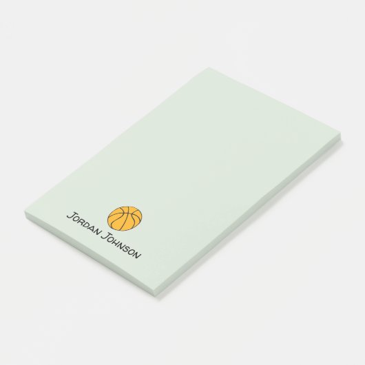 Basketbal Post-it® Notes (Schuin)