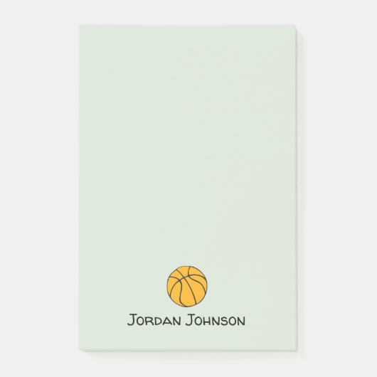 Basketbal Post-it® Notes (Voorkant)