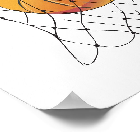 basketbal poster (Hoek)