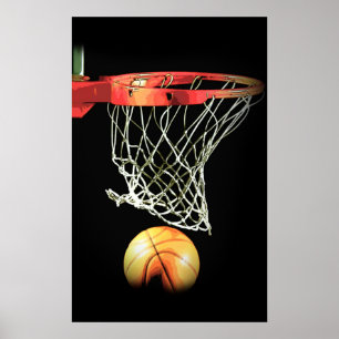 Basketbal Poster - Unieke moderne sportkunstwerken