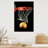 Basketbal Poster - Unieke moderne sportkunstwerken (Keuken)