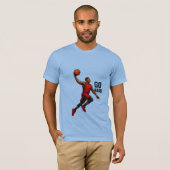 Basketbal Power Move T-shirt – Sterke geest Sterk (Voorkant volledig)