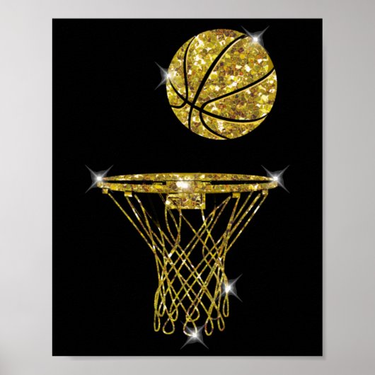 Basketbal prachtig poster (Voorkant)