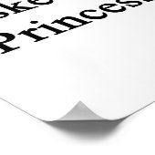 Basketbal Prinses Poster (Hoek)