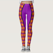 Basketbal Print Leggings (Voorkant)