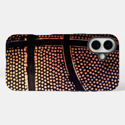 Basketbal Print Telefoonhoes Case-Mate iPhone Case (Achterkant (horizontaal))