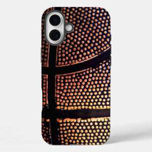 Basketbal Print Telefoonhoes iPhone 16 Plus Hoesje