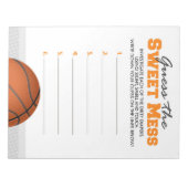 Basketbal Raad Het zoete puinspel antwoord Notitieblok (Voorkant)