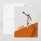 Basketbal Rebound Briefkaart (Voorkant / Achterkant)