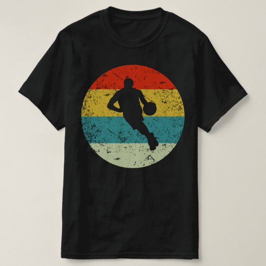 basketbal retro t-shirt (Design voorkant)