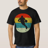 basketbal retro t-shirt (Voorkant)