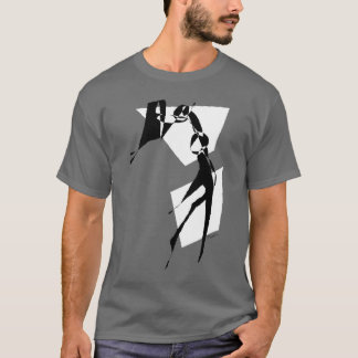 Basketbal Retro Wit T-shirt